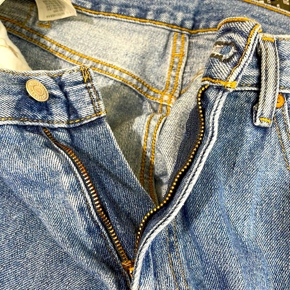 Levi’s 505 Men’s Blue Straight Fit Levis Strauss Regular Jeans Size 38X30 - Picture 14 of 16